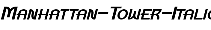 Manhattan Tower Italic.otf