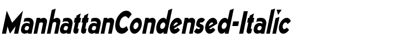 ManhattanCondensed Italic.ttf