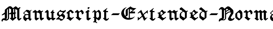 Manuscript-Extended  Normal.ttf