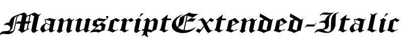 ManuscriptExtended Italic.ttf