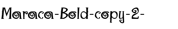 Maraca Bold.ttf