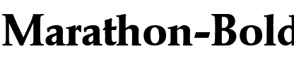 Marathon-Bold Regular.ttf