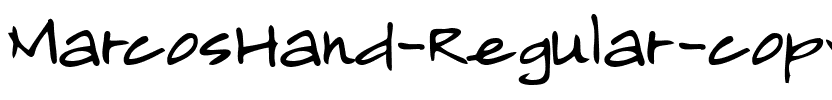 MarcosHand Regular.ttf