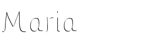 Maria Maria.ttf