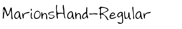 MarionsHand Regular.ttf