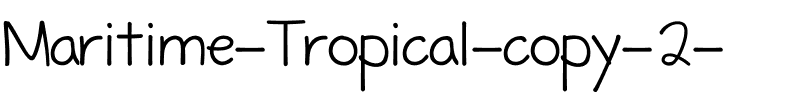 Maritime Tropical Medium.ttf