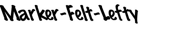 Marker Felt Lefty Regular.ttf