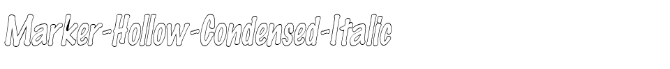 Marker-Hollow-Condensed  Italic.ttf
