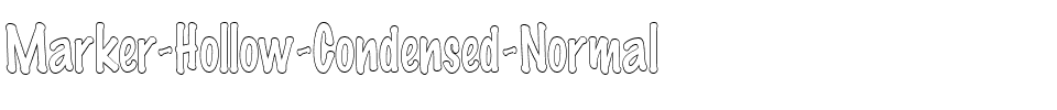 Marker-Hollow-Condensed  Normal.ttf
