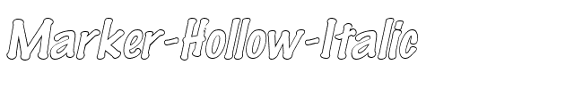 Marker-Hollow  Italic.ttf