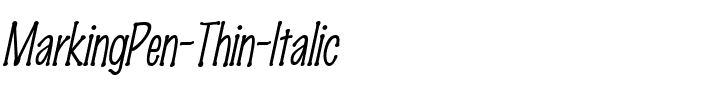 MarkingPen-Thin Italic.ttf
