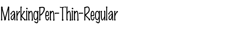 MarkingPen-Thin Regular.ttf