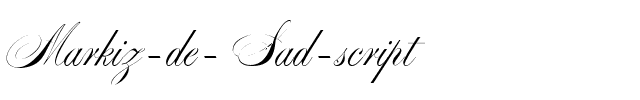 Markiz de Sad script Regular.ttf