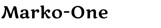Marko One Regular.ttf