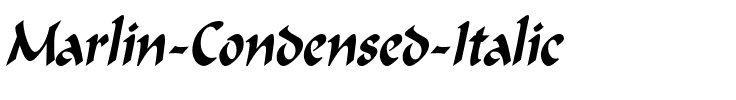 Marlin Condensed Italic.ttf