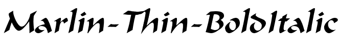 Marlin Thin BoldItalic.ttf