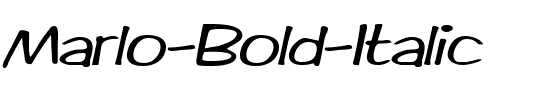 Marlo  Bold Italic.ttf