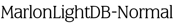 MarlonLightDB Normal.ttf