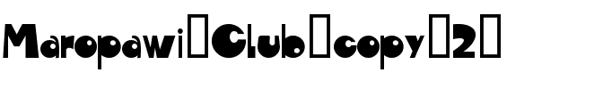 Maropawi Club Regular.ttf