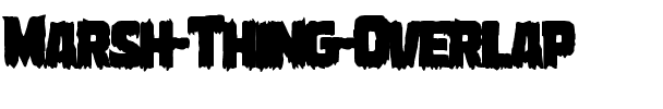 Marsh Thing Overlap Regular.ttf