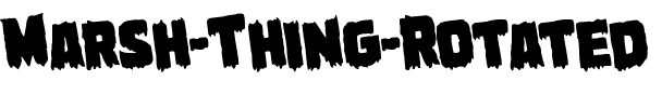 Marsh Thing Rotated Regular.ttf
