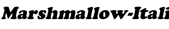 Marshmallow Italic.ttf
