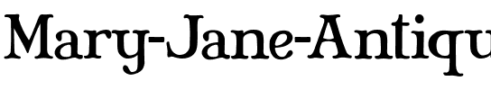 Mary Jane Antique Regular.ttf