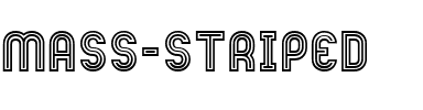 Mass Striped.ttf