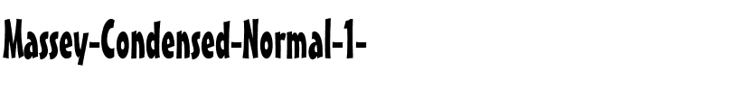 Massey-Condensed Normal.ttf