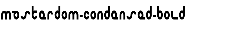 Masterdom Condensed Bold Condensed Bold.ttf