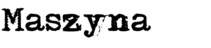 Maszyna Plus Maszyna Plus.ttf
