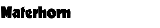 Materhorn Regular.ttf