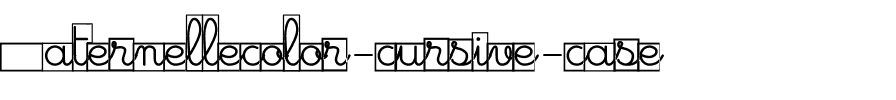 Maternellecolor cursive case Regular.ttf