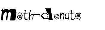 Math Donuts Regular.ttf