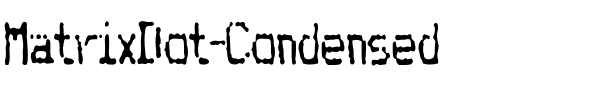 MatrixDot Regular.ttf