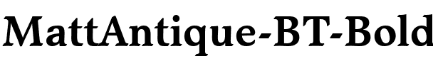 MattAntique BT Bold.ttf