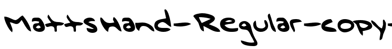 MattsHand Regular.ttf