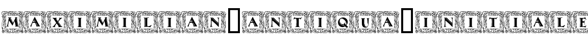 Maximilian Antiqua Initialen Regular.ttf