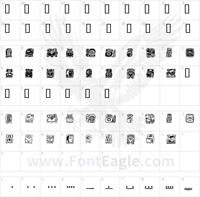MayaMonthGlyphs
