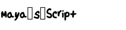 Maya_s_Script Medium.ttf