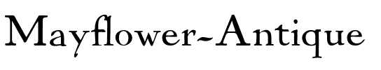 Mayflower Antique Regular.ttf