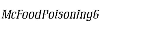 McFood Poisoning 6 Regular.ttf