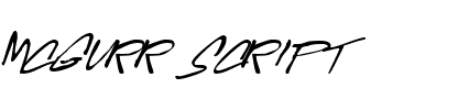 McGurr Script Regular.ttf