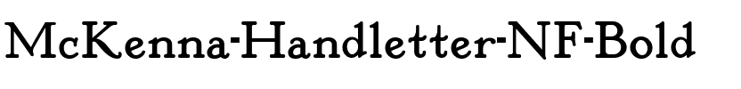 McKenna Handletter NF Bold.ttf