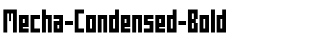 Mecha Condensed Bold.ttf