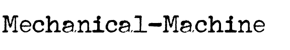 Mechanical Machine Normal.ttf