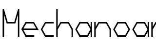 Mechanoarc Regular.otf