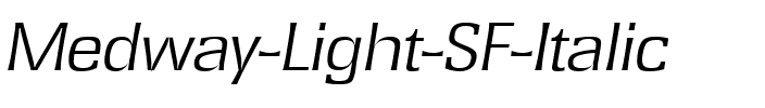 Medway Light SF Italic.ttf