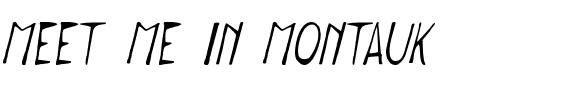 Meet me in Montauk Regular.ttf