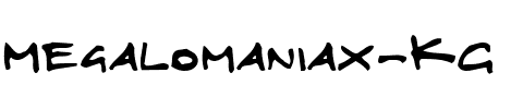 Megalomaniax KG Extra Bold.ttf